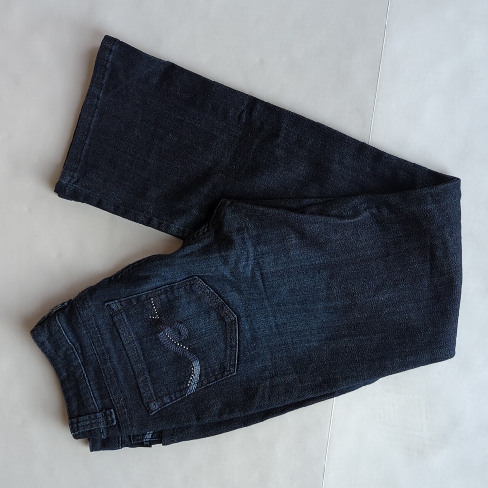 Lee Slender Secret Stretch Embellished Bootcut Jeans 8M Blue